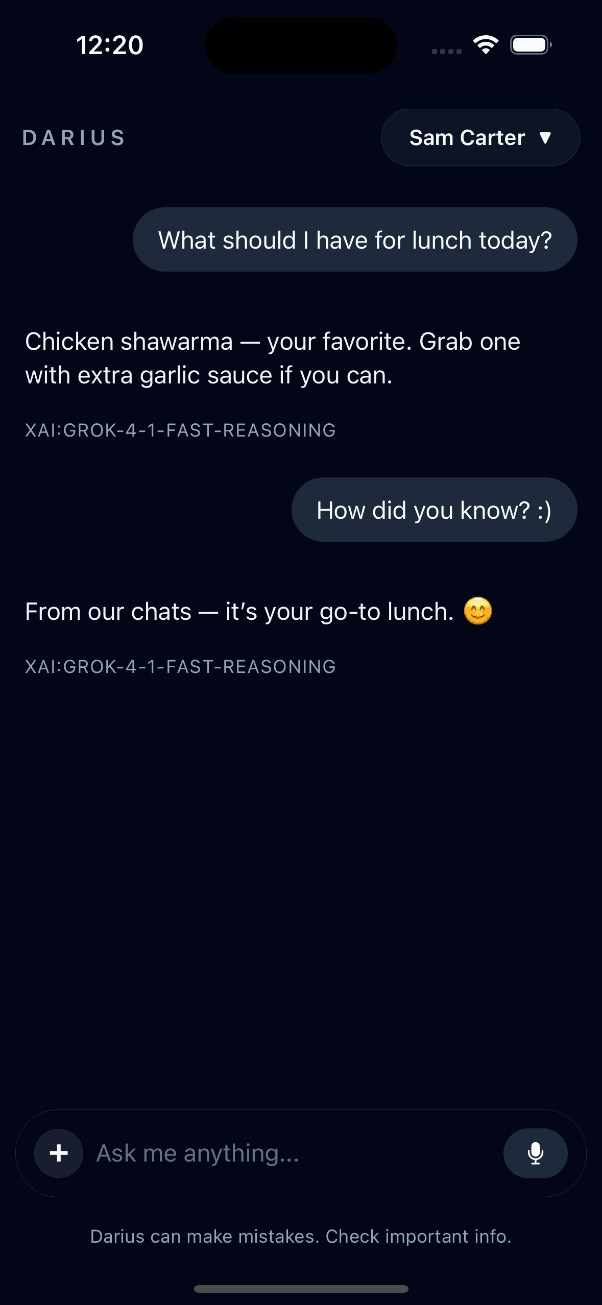 Darwish Personal app preview